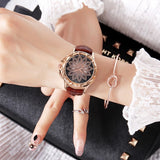 Luxury Brand Rose Gold Women Watch