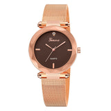 Luxury Rose Gold Women Watches Crystal