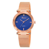 Luxury Rose Gold Women Watches Crystal