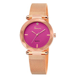 Luxury Rose Gold Women Watches Crystal