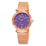 Luxury Rose Gold Women Watches Crystal