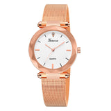 Luxury Rose Gold Women Watches Crystal