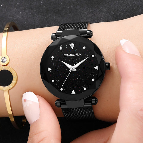 NEW Black starry sky Women Watches Hot Luxury