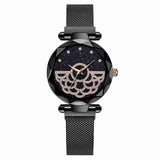 Luxury Diamond Women Watch Magnetic Starry Sky Ladies