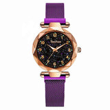 Ladies Dress Watches Magnetic Starry Sky Women Wristwatch
