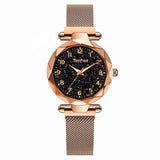 Ladies Dress Watches Magnetic Starry Sky Women Wristwatch