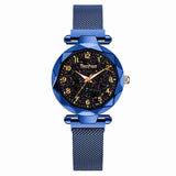 Ladies Dress Watches Magnetic Starry Sky Women Wristwatch