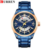 Curren Watches Luxury Men Watches Gold