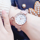 Love scale simple women quartz watch with vintage