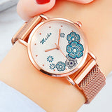 Fashion Women Watches Luxury Rose Gold