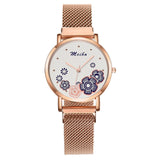 Fashion Women Watches Luxury Rose Gold