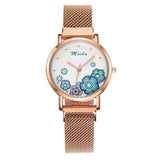Fashion Women Watches Luxury Rose Gold